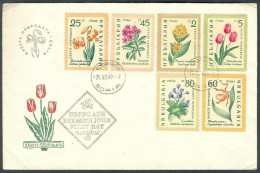 Bulgaria 1960, Flora, Flowers, FDC - FDC