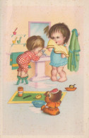 ENFANTS Scènes Paysages Vintage Carte Postale CPSMPF #PKG782.A - Scènes & Paysages