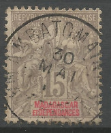 MADAGASCAR N° 44 CACHET AMBATONAINTY / Used - Used Stamps