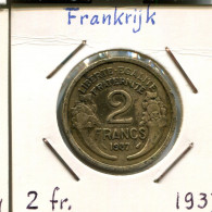 2 FRANCS 1937 FRANKREICH FRANCE Französisch Münze #AM333.D.A - 2 Francs