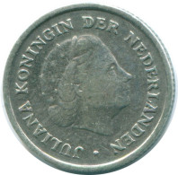 1/10 GULDEN 1960 ANTILLAS NEERLANDESAS PLATA Colonial Moneda #NL12269.3.E.A - Netherlands Antilles