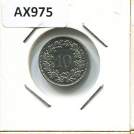 10 RAPPEN 1981 SUIZA SWITZERLAND Moneda #AX975.3.E.A - Andere & Zonder Classificatie
