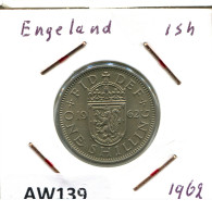 SHILLING 1962 UK GRANDE-BRETAGNE GREAT BRITAIN Pièce #AW139.F.A - I. 1 Shilling