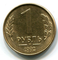 1 RUBLE 1992 RUSIA RUSSIA UNC Moneda #W11400.E.A - Russland