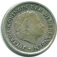 1/10 GULDEN 1962 NETHERLANDS ANTILLES SILVER Colonial Coin #NL12414.3.U.A - Antillas Neerlandesas