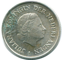 1/4 GULDEN 1970 NIEDERLÄNDISCHE ANTILLEN SILBER Koloniale Münze #NL11713.4.D.A - Antillas Neerlandesas