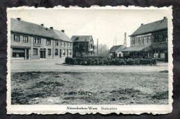 NIEUWKERKEN-WAES Belgium 1930s Statieplein Postcard (h823) - Autres & Non Classés