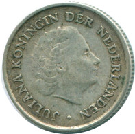 1/10 GULDEN 1960 NETHERLANDS ANTILLES SILVER Colonial Coin #NL12342.3.U.A - Netherlands Antilles