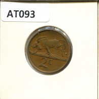 2 CENTS 1982 SOUTH AFRICA Coin #AT093.U.A - Sudáfrica