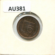 5 CENTS 1994 NÉERLANDAIS NETHERLANDS Pièce #AU381.F.A - 1980-2001 : Beatrix