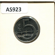 5 KORUN 1993 CZECH REPUBLIC Coin #AS923.U.A - Tsjechië