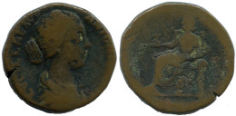 LUCILLA AE SESTERTIUS AD 164-170 VENUS SEATED 20g/27mm #ANT2558.27.D.A - Provinces Et Ateliers