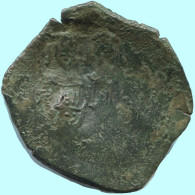 Auténtico Original Antiguo BYZANTINE IMPERIO Trachy Moneda 2.2g/24mm #AG598.4.E.A - Bizantine