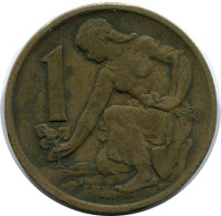1 KORUNA 1936 TSCHECHOSLOWAKEI CZECHOSLOWAKEI SLOVAKIA Münze #AR227.D.A - Tsjechoslowakije