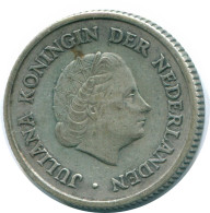 1/4 GULDEN 1957 NIEDERLÄNDISCHE ANTILLEN SILBER Koloniale Münze #NL11011.4.D.A - Antillas Neerlandesas