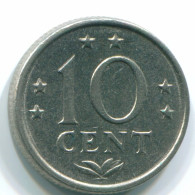 10 CENTS 1978 ANTILLAS NEERLANDESAS Nickel Colonial Moneda #S13567.E.A - Niederländische Antillen
