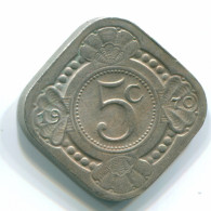 5 CENTS 1970 ANTILLAS NEERLANDESAS Nickel Colonial Moneda #S12487.E.A - Nederlandse Antillen