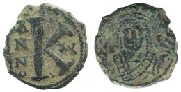 FLAVIUS MAURICIUS 1/2 FOLLIS Antike BYZANTINISCHE Münze  5.8g/23mm #AA536.19.D.A - Bizantinas