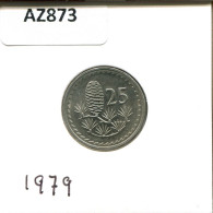 25 MILS 1979 CHIPRE CYPRUS Moneda #AZ873.E.A - Cipro
