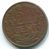 2 1/2 CENT 1965 CURACAO NIEDERLANDE Bronze Koloniale Münze #S10211.D.A - Curacao