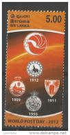 Sri Lanka - 2012 - Sri Lanka - World Post Day   - USED ( Condition As Per Scan ) ( OL 07/07/2014 ) - Sri Lanka (Ceilán) (1948-...)