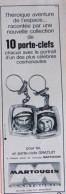 Publicité De Presse ; Chocolat Martougin - Porte-clefs Astronautes - Werbung