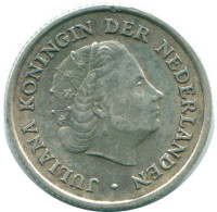 1/10 GULDEN 1957 ANTILLAS NEERLANDESAS PLATA Colonial Moneda #NL12181.3.E.A - Nederlandse Antillen