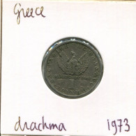 1 DRACHMA 1973 GRÈCE GREECE Pièce #AK364.F.A - Grecia