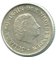 1/4 GULDEN 1963 NETHERLANDS ANTILLES SILVER Colonial Coin #NL11200.4.U.A - Antille Olandesi
