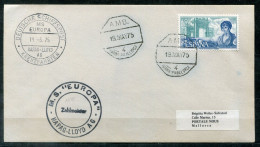 SPANIEN - Schiffspost, Navire, Paquebot, Ship Letter, Stempel AMB 4 BARNA-P.MALLORCA + Cachet MS EUROPA - Briefe U. Dokumente