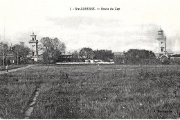 Sainte Adresse. La Route Du Cap , Le Restaurant Et Les Phares. - Sainte Adresse