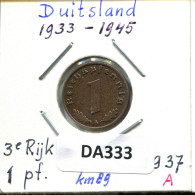 1 REICHSPFENNIG 1937 A ALEMANIA Moneda GERMANY #DA333.2.E.A - 1 Reichspfennig