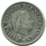 1/4 GULDEN 1954 NIEDERLÄNDISCHE ANTILLEN SILBER Koloniale Münze #NL10897.4.D.A - Antillas Neerlandesas
