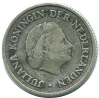 1/4 GULDEN 1954 NIEDERLÄNDISCHE ANTILLEN SILBER Koloniale Münze #NL10897.4.D.A - Nederlandse Antillen