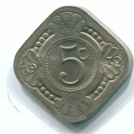 5 CENTS 1970 NETHERLANDS ANTILLES Nickel Colonial Coin #S12497.U.A - Antilles Néerlandaises