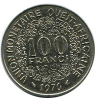 100 FRANCS 1976 WESTERN AFRICAN STATES Münze #AP961.D.A - Altri – Africa
