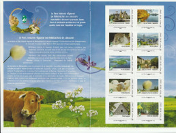 Feuillet Collector Parcs Naturels Régionaux Millevaches En Limousin Fr 2012 IDT L P 20gr 10 Timbres Autoadhésifs N°166 - Collectors