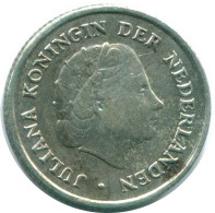 1/10 GULDEN 1960 NIEDERLÄNDISCHE ANTILLEN SILBER Koloniale Münze #NL12323.3.D.A - Niederländische Antillen