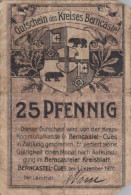 25 PFENNIG 1920 Stadt BERNKASTEL Rhine DEUTSCHLAND Notgeld Banknote #PG457 - [11] Emisiones Locales