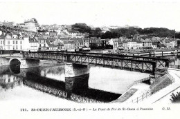 Saint Ouen L'Aumone.  Le Pont De Fer De Saint Ouen à Pontoise. - Saint-Ouen-l'Aumône