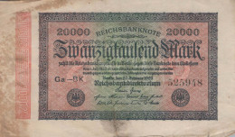 20000 MARK 1923 Stadt BERLIN DEUTSCHLAND Notgeld Papiergeld Banknote #PK831 - [11] Local Banknote Issues