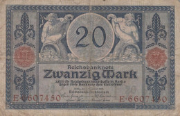 20 MARK 1915 Stadt BERLIN DEUTSCHLAND Papiergeld Banknote #PL206 - [11] Emissioni Locali