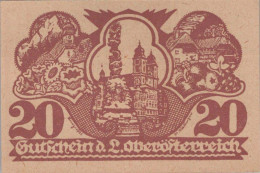 20 Heller 1921 Stadt Oberösterreich Österreich Federal State Of Österreich #PE548 - [11] Emissioni Locali