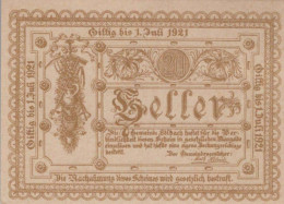 20 HELLER 1921 Stadt EDLBACH Oberösterreich Österreich Notgeld Banknote #PF197 - [11] Emissioni Locali