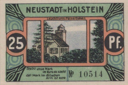 25 PFENNIG 1921 Stadt NEUSTADT IN HOLSTEIN UNC DEUTSCHLAND #PH194 - [11] Emissioni Locali