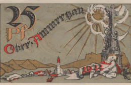 25 PFENNIG 1921 Stadt OBERAMMERGAU Bavaria DEUTSCHLAND Notgeld Banknote #PD413 - [11] Emissioni Locali