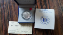 5 Frs 2001 Ultime Année  Du Franc Argent BU 29 Mm - Collections