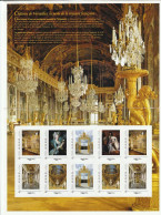 Feuillet Collector Le Chateau De Versailles France 2012 IDT M 20gr 10 Timbres Autoadhésifs N°168 - Collectors