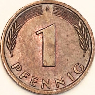 Germany Federal Republic - Pfennig 1986 F, KM# 105 (#4498) - 1 Pfennig