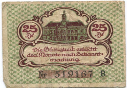 25 PFENNIG 1920 Stadt MAGDEBURG Saxony DEUTSCHLAND Notgeld Papiergeld Banknote #PL801 - [11] Emissions Locales